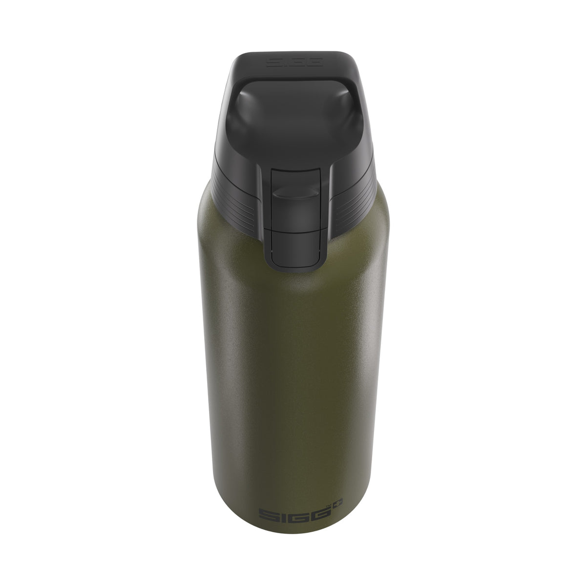 SIGG WMB ONE juomapullo Roasted Green 1,0 l, korkin lähikuva
