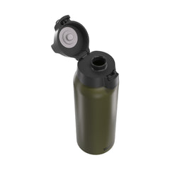 SIGG WMB ONE juomapullo Roasted Green 1,0 l, korkki avattuna
