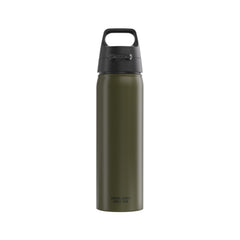 SIGG WMB ONE Roasted Green 0,75 l juomapullo, takaa, pullo täytettynä
