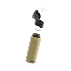 SIGG WMB ONE Caramel Sand juomapullo 1,0 l, osiin purettuna