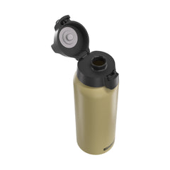 SIGG WMB ONE Caramel Sand juomapullo 1,0 l, korkki avattuna