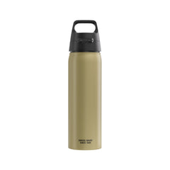 SIGG WMB ONE juomapullo Caramel Sand 0,75 l, takaa, pullo täytettynä