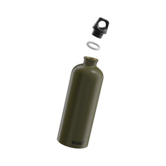 SIGG Traveller Roasted Green 1,0 l juomapullo, osiin purettuna