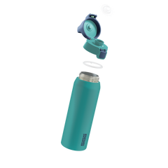 SIGG Shield Therm One Termospullo Ocean 0,75 l, osiin purettuna