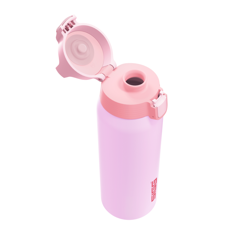 SIGG Shield Therm One Termospullo Petal 0,75 l, korkki avattuna