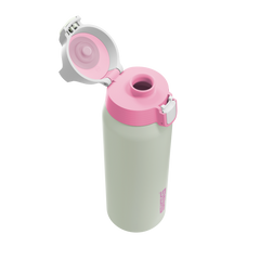 SIGG Shield Therm One Termospullo Lilly 0,75 l, korkki avattuna