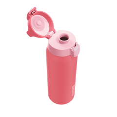 SIGG Shield Therm One Termospullo Ruby 0,75 l, korkki avattuna