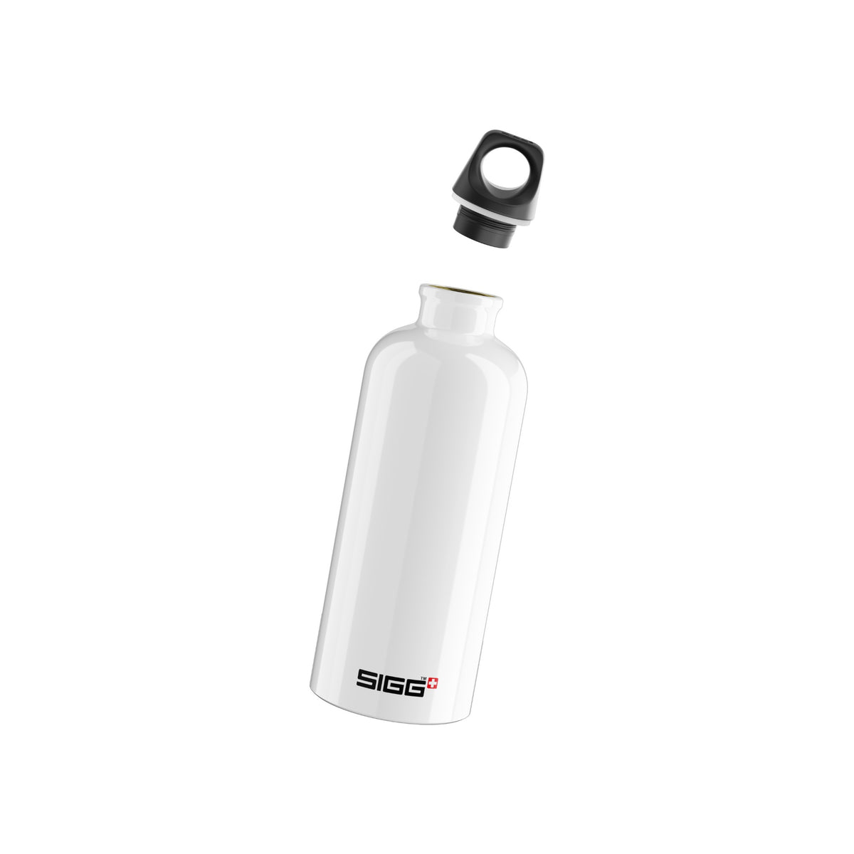 SIGG Traveller White 0,6 l, osiin purettuna