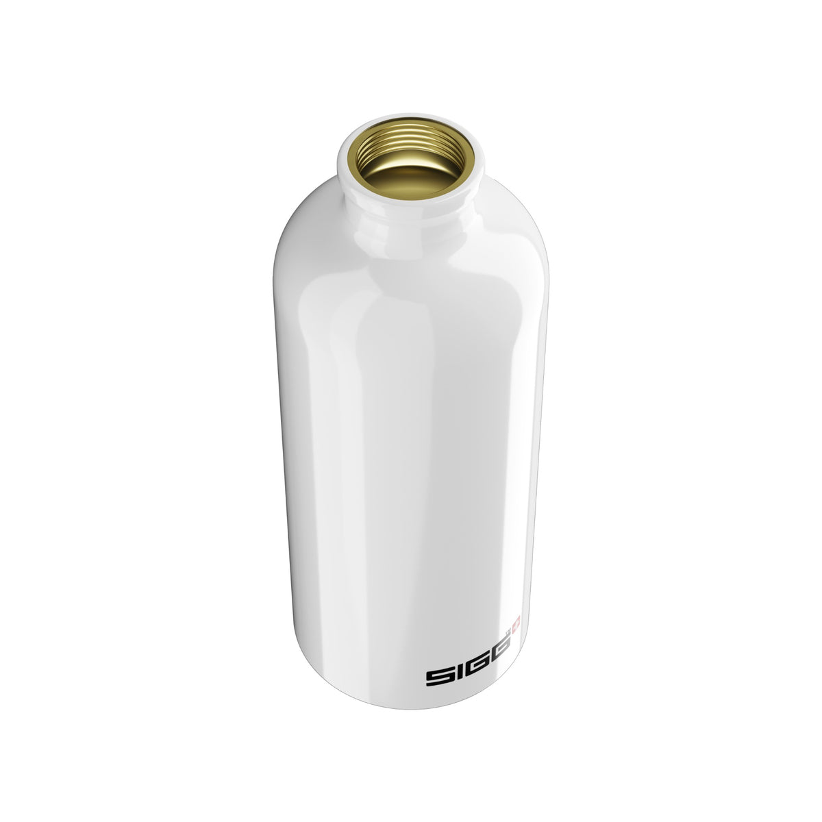 SIGG Traveller White 0,6 l, korkki avattuna