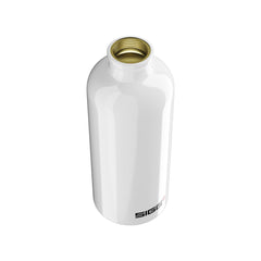 SIGG Traveller White 0,6 l, korkki avattuna