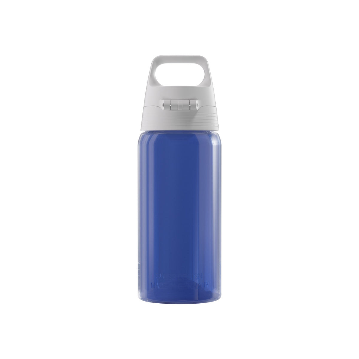 SIGG VIVA ONE Blue 0,5 l, takaa, pullo täytettynä