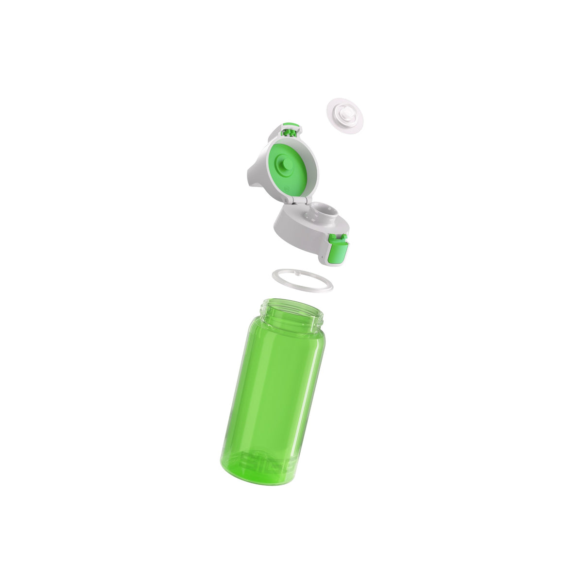 SIGG VIVA ONE Green 0,5 l, osiin purettuna