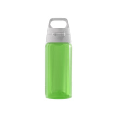 SIGG VIVA ONE Green 0,5 l, takaa, pullo täytettynä