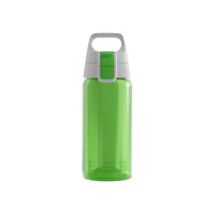 SIGG VIVA ONE Green 0,5 l, edestä, pullo täytettynä