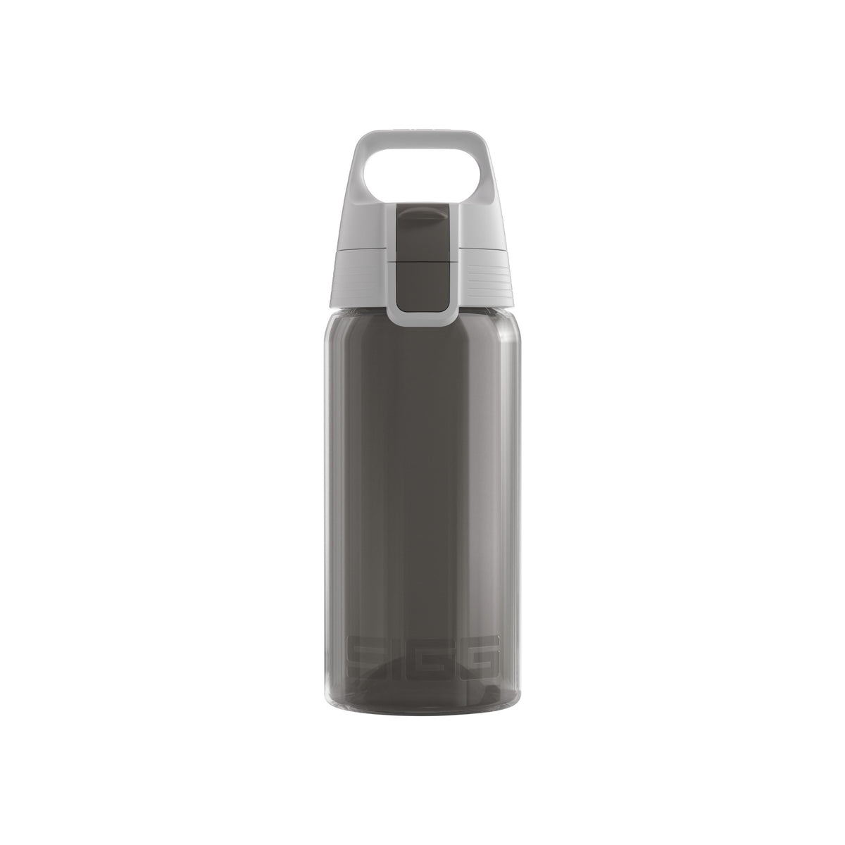 SIGG VIVA ONE Anthracite 0,5 l, edestä, pullo täytettynä
