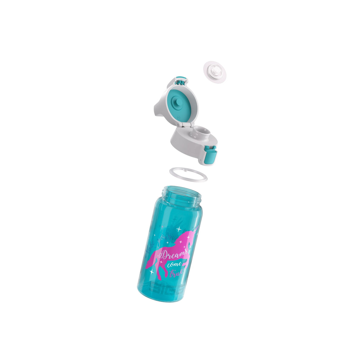 SIGG VIVA ONE Unicorn 0,5 l, osiin purettuna