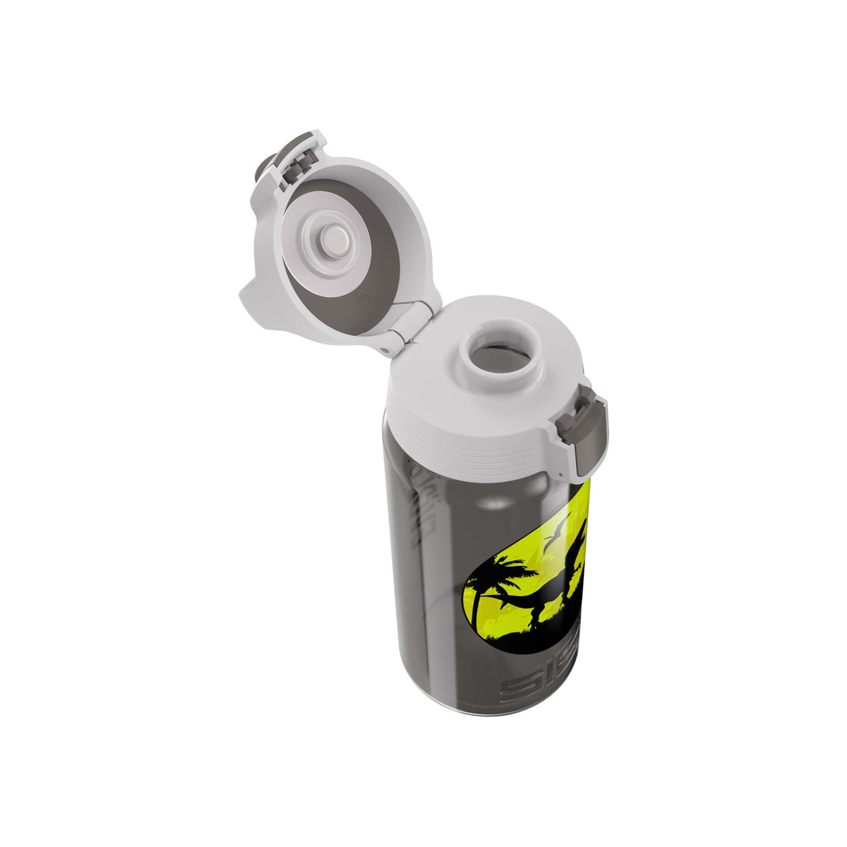SIGG 0,5 l VIVA ONE LASTEN JUOMAPULLO - Dinos, korkki avattuna