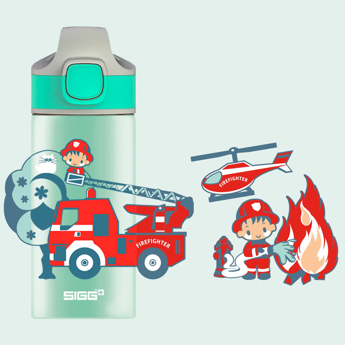 SIGG Miracle Fireman 0,4 l, käyttökuva