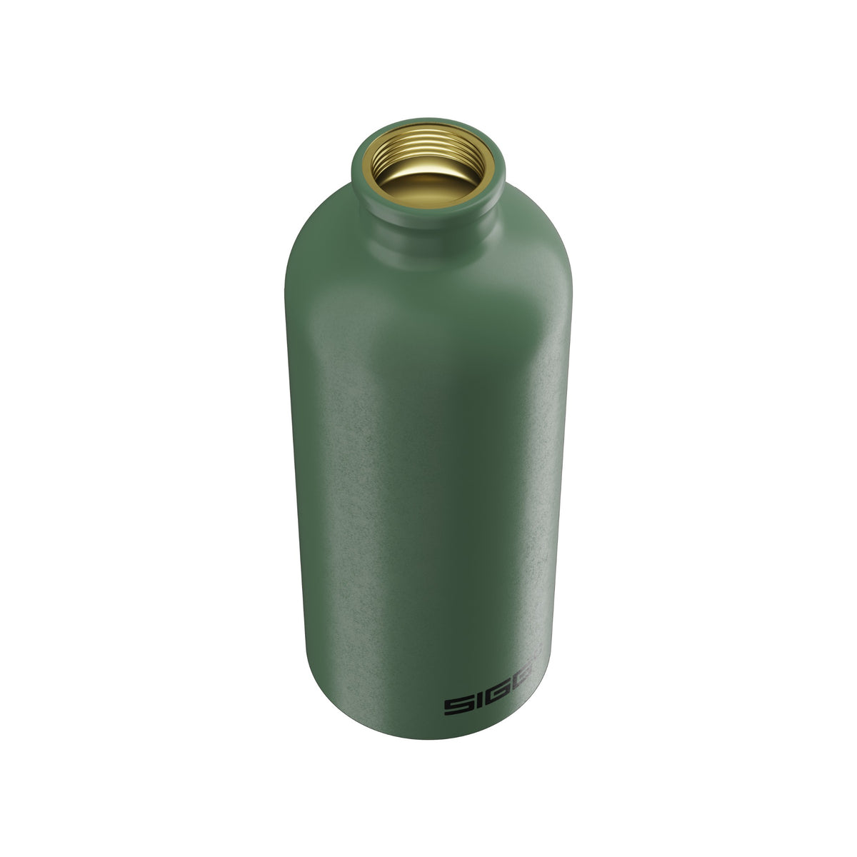 SIGG Traveller Leaf Green 0,6 l, korkki avattuna