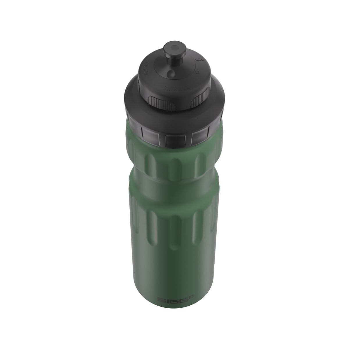 SIGG WMB SPORTS URHEILUPULLO LEAF GREEN TOUCH 0,75 l, korkin lähikuva
