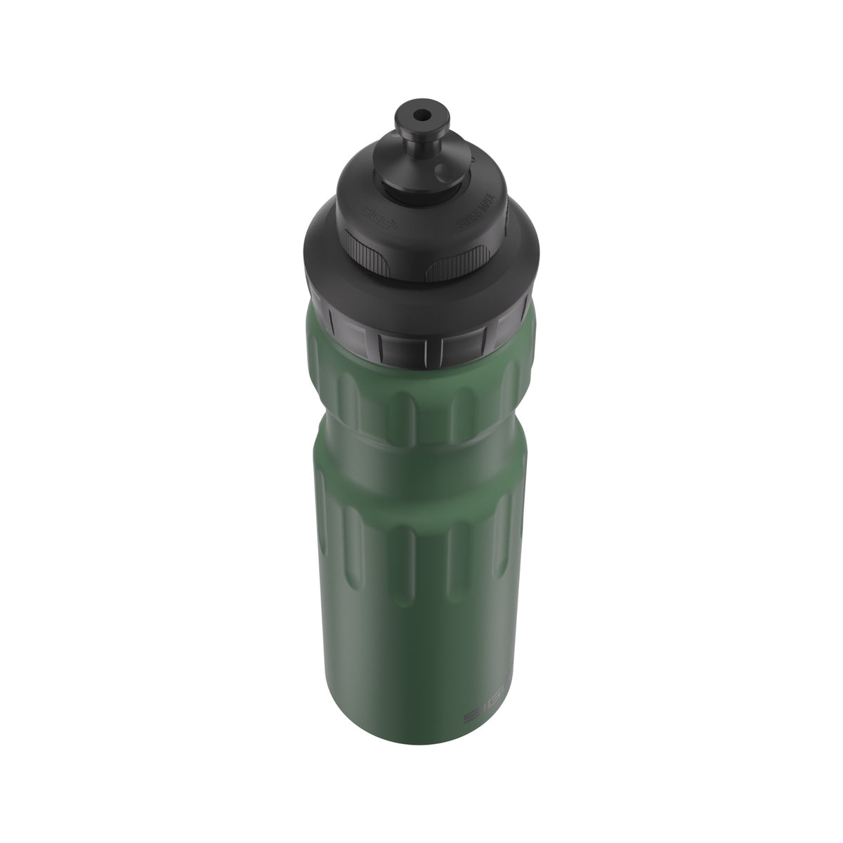 SIGG WMB SPORTS URHEILUPULLO LEAF GREEN TOUCH 0,75 l, korkki avattuna