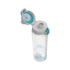 SIGG Total Clear One MyPlanet Aqua 0,75 l, korkki avattuna