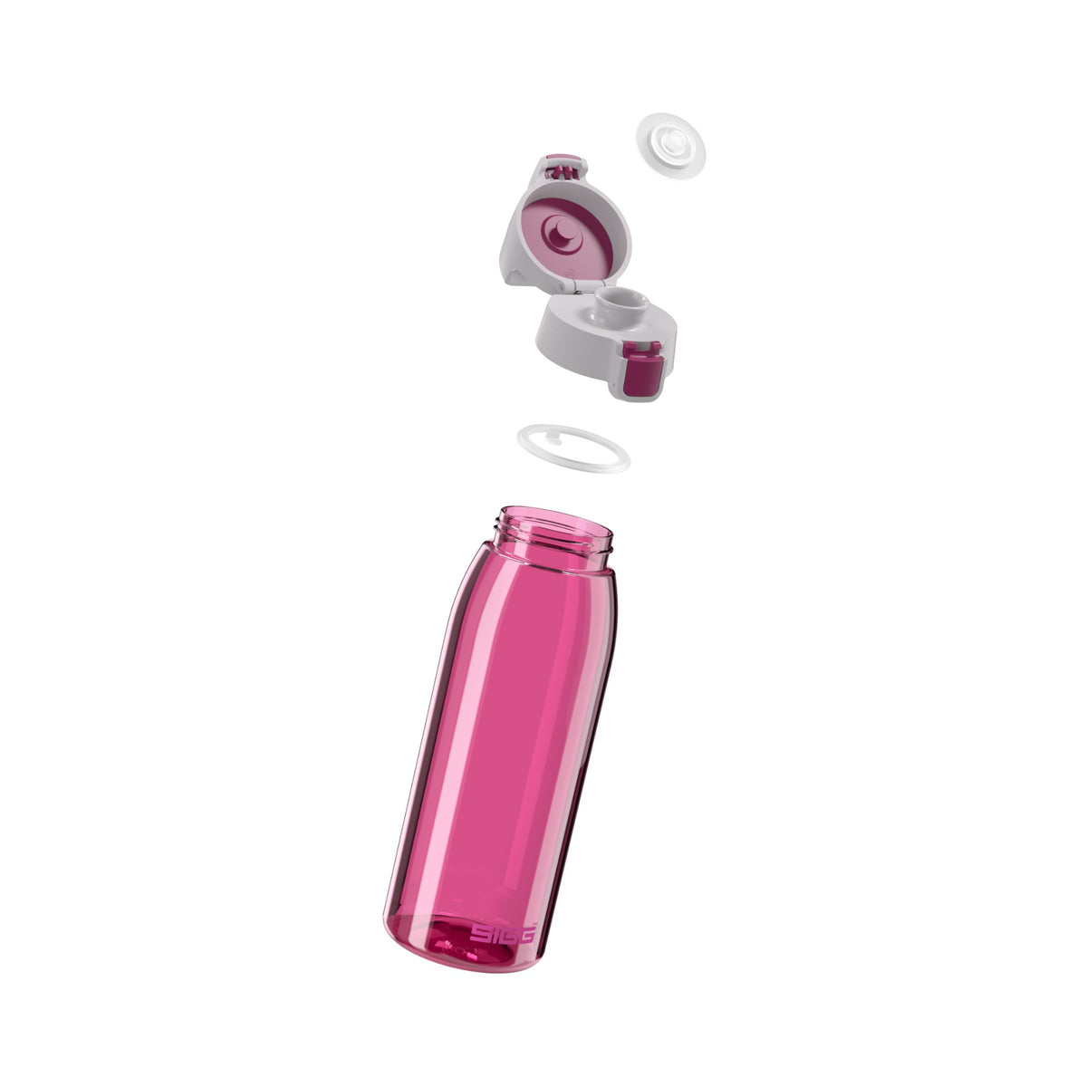 SIGG Total Color Berry 1,0 l, osiin purettuna