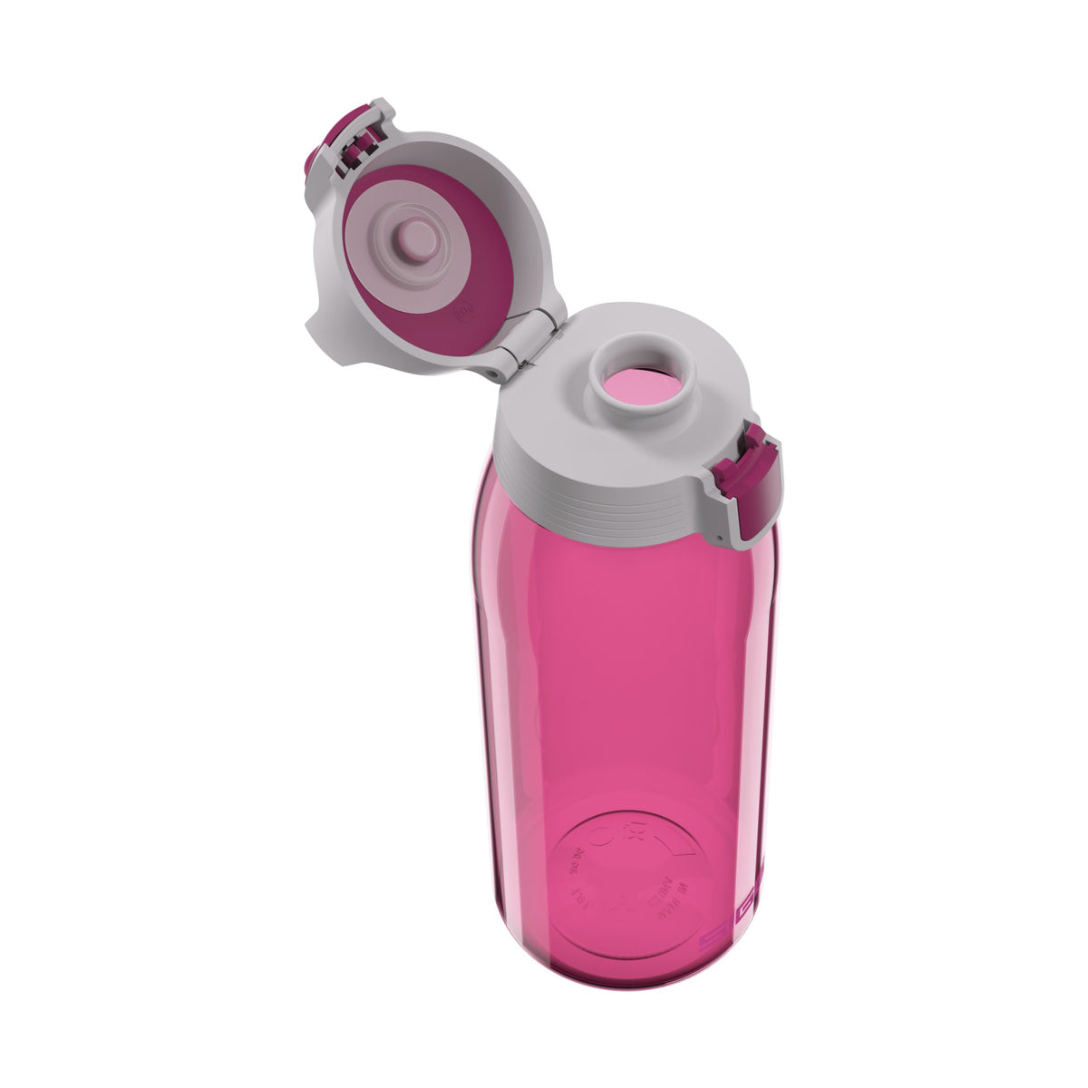SIGG Total Color Berry 1,0 l, korkki avattuna