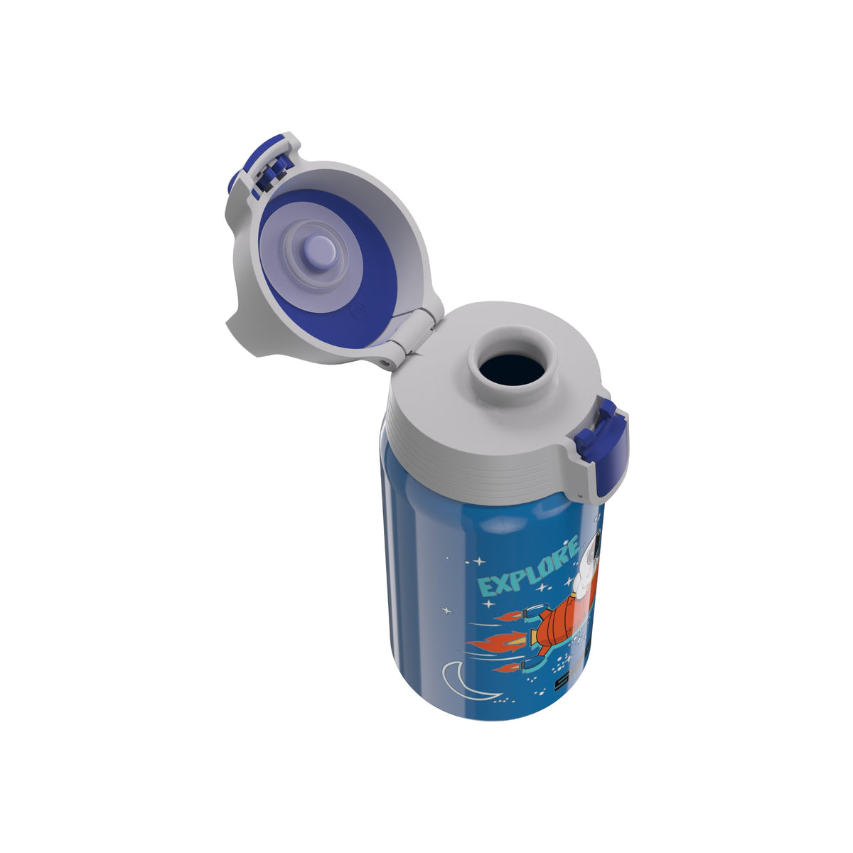 SIGG Shield One Space 0,5 l, korkki avattuna