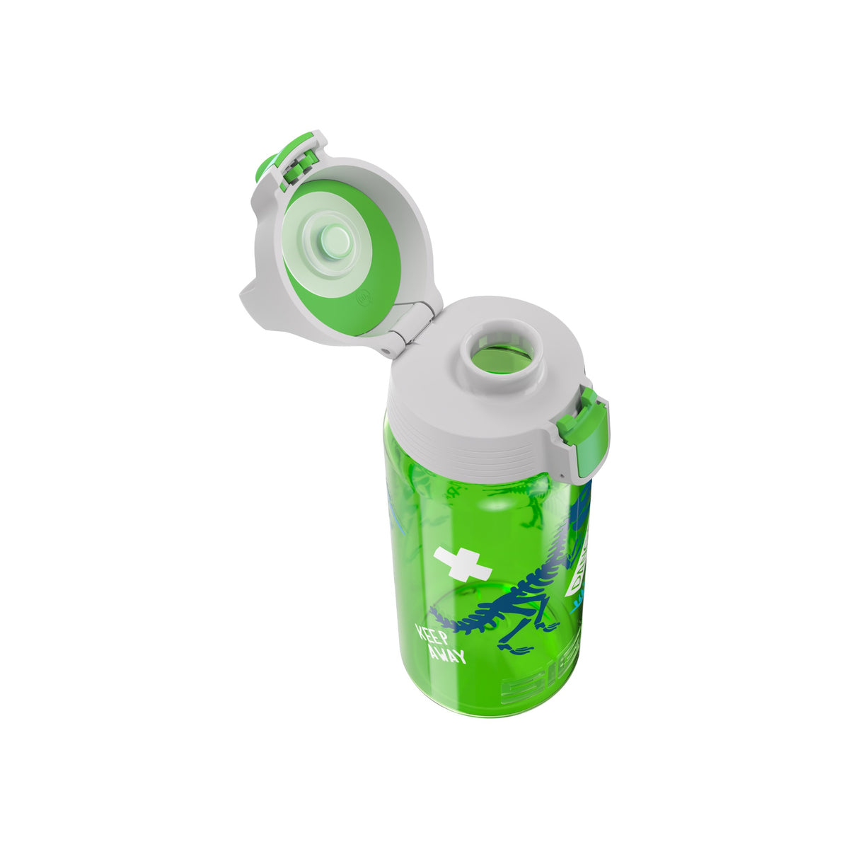 SIGG VIVA ONE Jurassica 0,5 l, korkki avattuna