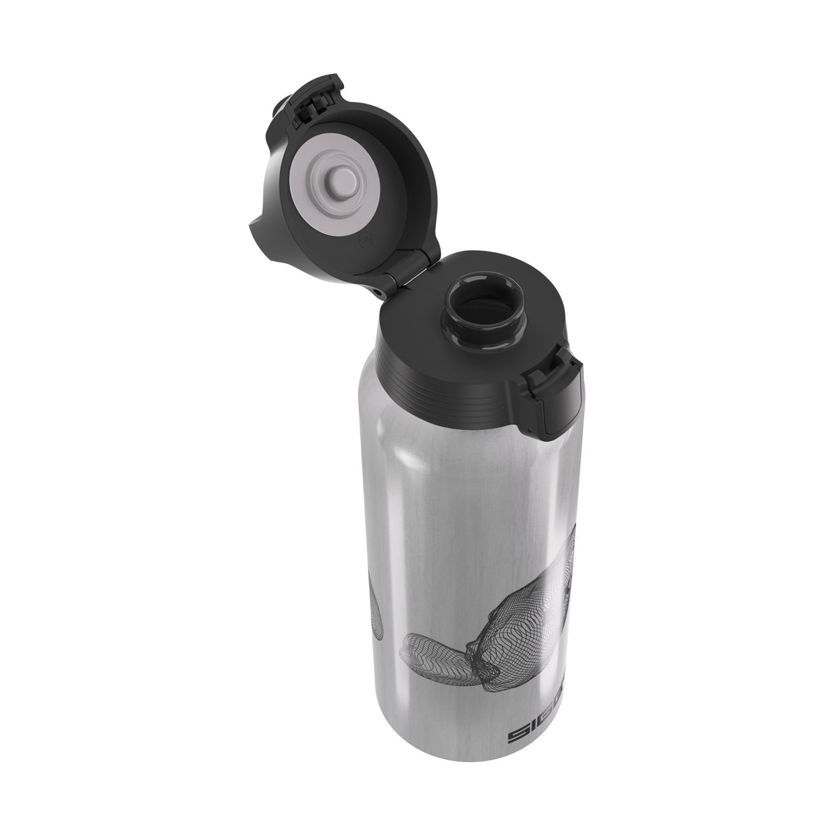 SIGG WMB Pathfinder Alu 1,0 l, korkki avattuna